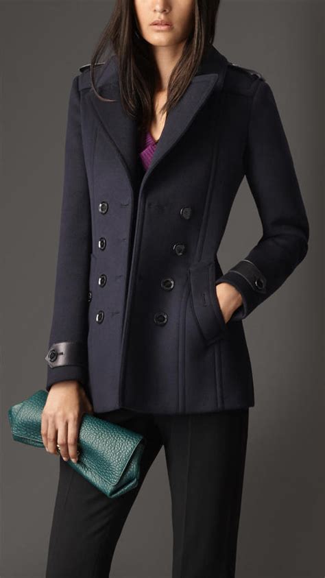 burberry nova check peacoat|Burberry cashmere jacket.